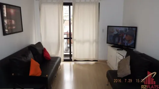 Flat com 1 Quarto para alugar, 40m² no Pinheiros, São Paulo
