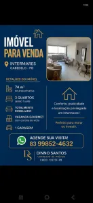 Apartamento com 3 Quartos à venda, 74m² no Intermares, Cabedelo