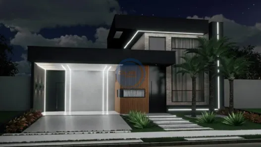 Casa de Condomínio com 3 Quartos à venda, 194m² no Jardim Residencial Dona Lucilla, Indaiatuba