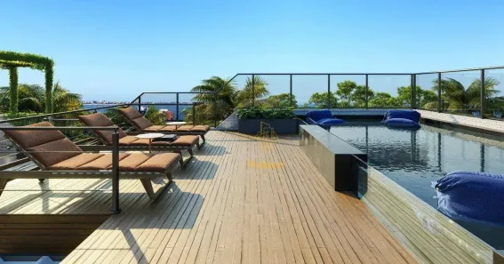 Flat com 1 Quarto à venda, 25m² no Cabo Branco, João Pessoa