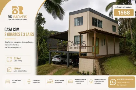Casa com 2 Quartos à venda, 190m² no Penha, Paulo Lopes