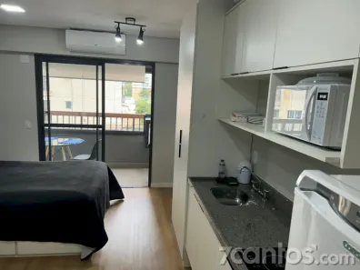 Apartamento com 1 Quarto para alugar, 25m² no Brooklin Paulista, São Paulo