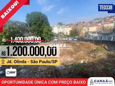 Lote/Terreno à venda, 666m² no Jardim Olinda, São Paulo
