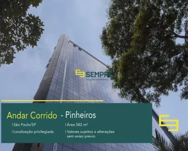 Imóvel Comercial para alugar, 582m² no Pinheiros, São Paulo