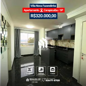 Apartamento com 2 Quartos à venda, 37m² no Pousada dos Bandeirantes, Carapicuíba