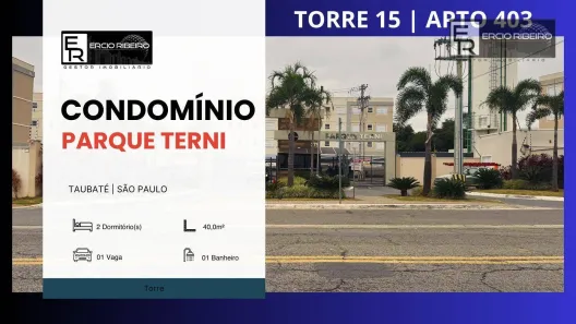 Apartamento com 2 Quartos à venda, 56m² no Piracangaguá, Taubaté