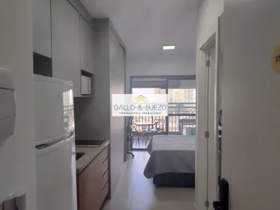 Apartamento com 1 Quarto para alugar, 28m² no Vila Firmiano Pinto, São Paulo