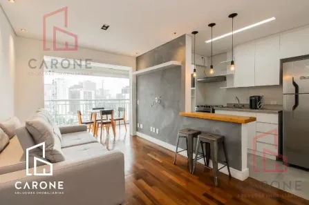 Apartamento com 1 Quarto para alugar, 49m² no Vila Cordeiro, São Paulo