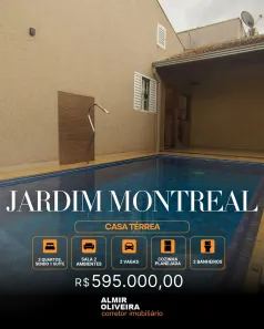 Casa com 3 Quartos à venda, 140m² no Jardim Montreal, Sertãozinho
