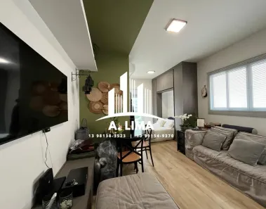 Apartamento com 1 Quarto à venda, 36m² no José Menino, Santos