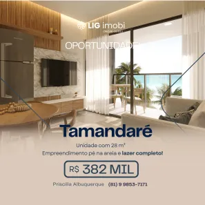 Apartamento com 1 Quarto à venda, 28m² no Tamandaré, Tamandaré