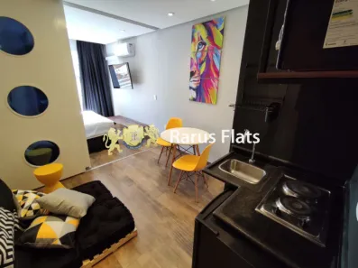Flat com 1 Quarto para alugar, 27m² no Pinheiros, São Paulo