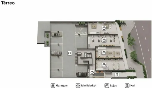 Apartamento com 1 Quarto à venda, 44m² no Córrego Grande, Florianópolis