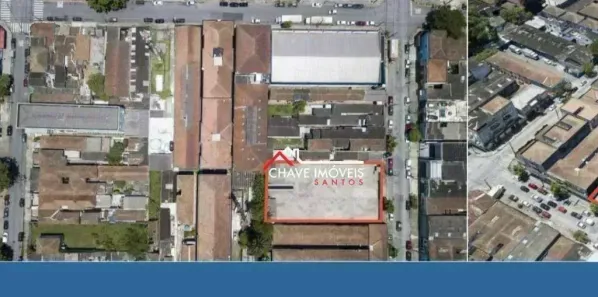 Lote/Terreno para alugar, 1250m² no Macuco, Santos