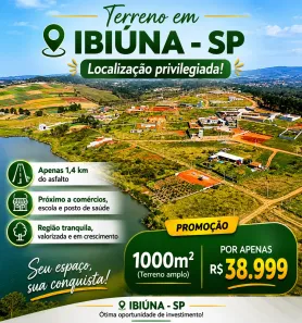 Lote/Terreno à venda, 1000m² no , Ibiúna