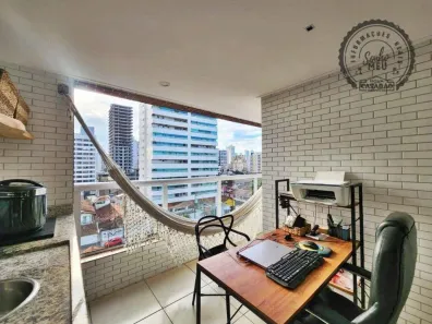 Apartamento com 1 Quarto à venda, 58m² no Guilhermina, Praia Grande