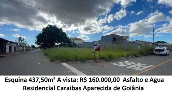 Lote/Terreno à venda, 437m² no Residencial Caraíbas, Aparecida de Goiânia