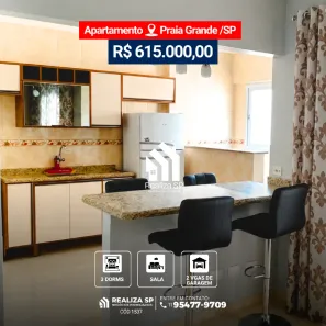 Apartamento com 3 Quartos à venda, 93m² no Aviação, Praia Grande