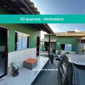 Casa com 3 Quartos à venda, 108m² no Vinhateiro, São Pedro da Aldeia