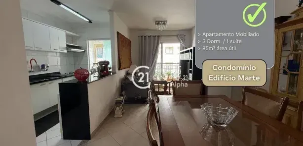 Apartamento com 3 Quartos à venda, 85m² no Alphaville, Santana de Parnaíba