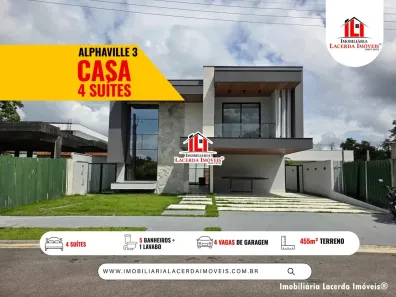 Casa de Condomínio com 4 Quartos à venda, 371m² no Ponta Negra, Manaus