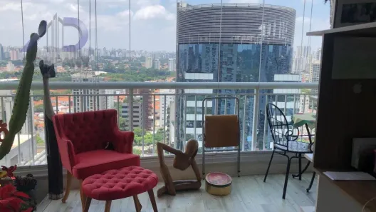 Apartamento com 1 Quarto para alugar, 75m² no Cidade Monções, São Paulo