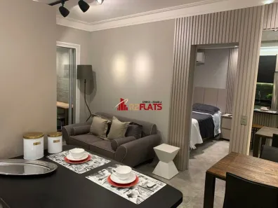 Apartamento com 1 Quarto para alugar, 58m² no Cidade Monções, São Paulo