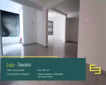 Ponto Comercial para alugar, 285m² no Savassi, Belo Horizonte