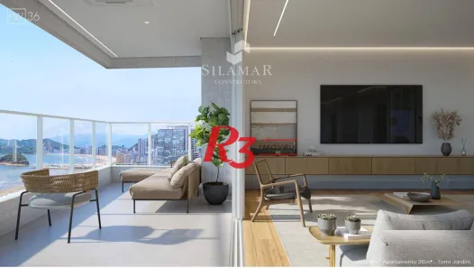 Apartamento com 4 Quartos à venda, 315m² no Gonzaga, Santos
