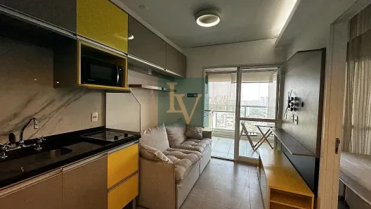 Apartamento com 1 Quarto para alugar, 35m² no Brooklin Paulista, São Paulo
