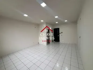Sala Comercial para alugar, 32m² no Vila Mathias, Santos