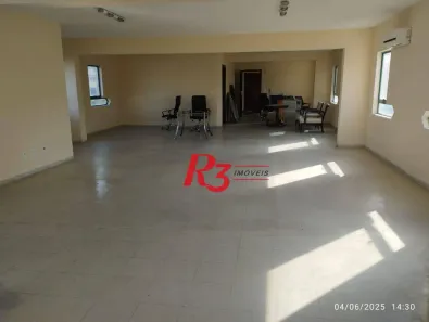 Sala Comercial para alugar, 113m² no Gonzaga, Santos