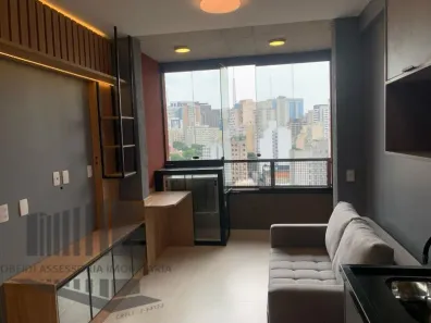 Apartamento com 1 Quarto para alugar, 38m² no Consolação, São Paulo