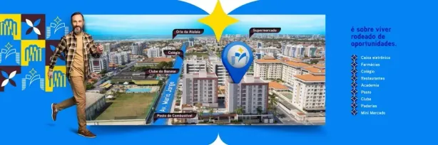 Apartamento com 2 Quartos à venda, 70m² no Coroa do Meio, Aracaju