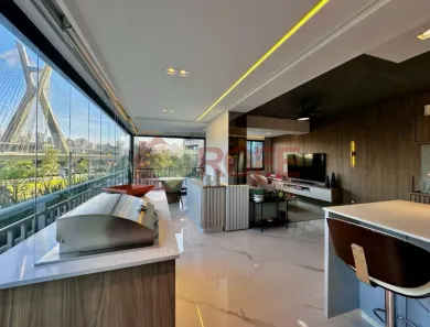Apartamento com 1 Quarto à venda, 82m² no Cidade Monções, São Paulo