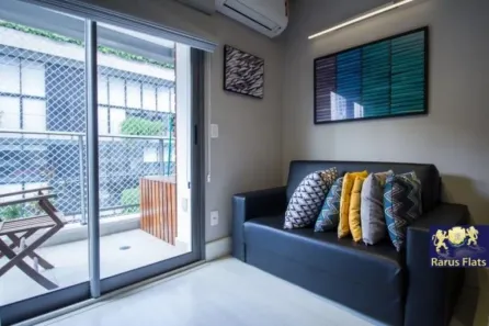 Flat com 1 Quarto para alugar, 33m² no Vila Madalena, São Paulo