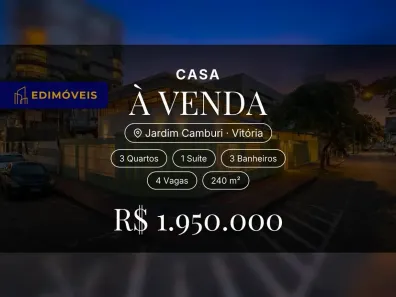 Casa com 3 Quartos à venda, 240m² no Jardim Camburi, Vitória