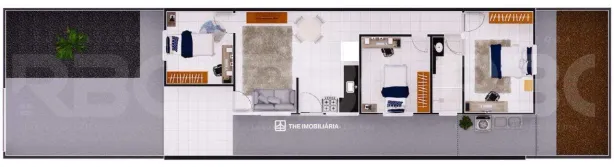Casa com 2 Quartos à venda, 70m² no Vila do BEC, Timon