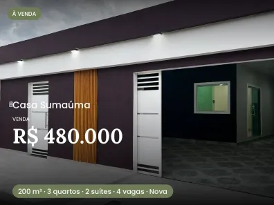 Casa com 3 Quartos à venda, 200m² no Cidade Nova, Manaus