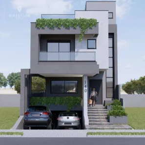 Casa de Condomínio com 3 Quartos à venda, 315m² no Pilarzinho, Curitiba