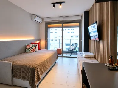 Apartamento com 1 Quarto para alugar, 26m² no Perdizes, São Paulo