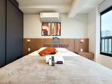 Apartamento com 1 Quarto para alugar, 26m² no Vila Cordeiro, São Paulo