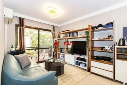 Flat com 1 Quarto para alugar, 45m² no Itaim Bibi, São Paulo
