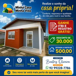 Casa com 2 Quartos à venda, 46m² no , Iranduba