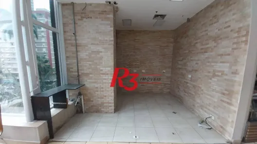 Ponto Comercial para venda ou aluguel, 29m² no Gonzaga, Santos