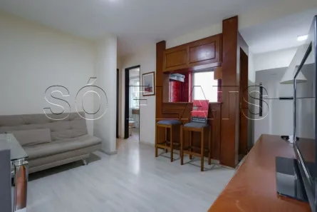 Flat com 1 Quarto para alugar, 40m² no Cerqueira César, São Paulo