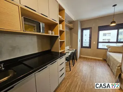 Apartamento com 1 Quarto para alugar, 24m² no Campo Belo, São Paulo