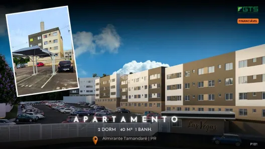 Apartamento com 2 Quartos à venda, 12m² no Bonfim, Almirante Tamandaré