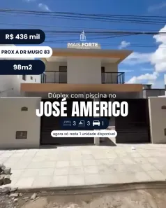 Sobrado com 3 Quartos à venda, 98m² no José Américo de Almeida, João Pessoa