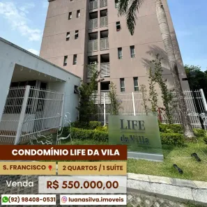 Apartamento com 2 Quartos à venda, 55m² no São Francisco, Manaus